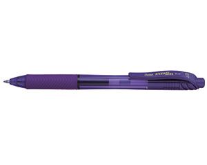 Pentel Energel X, Violet, Pack of 12