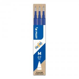 Frixion Ball & Frixion Ball Clicker Erasable Ink Refill, 0.7mm Blue, Pack of 3