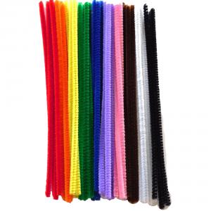 Pipe Cleaners, 150mm Long, Assorted Colours, Pack of 50