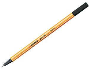 STABILO Point 88 Fineliner Pen, Black, Pack of 10