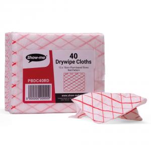 Eco-Friendly Drywipe Whiteboard Cloths, Pack of 40