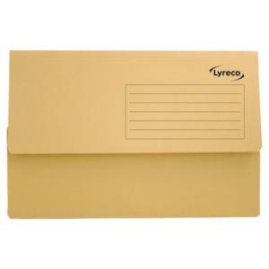 Wallet Files, Foolscap, Pack of 50, Yellow