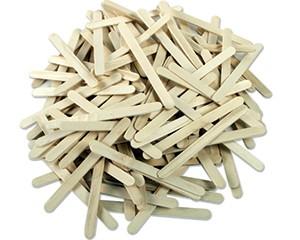 Lollipop Sticks, Natural Wood, Pack of 100