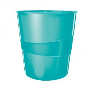 Leitz WOW Waste Bin, Turquoise