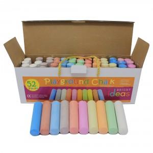 Jumbo Playground Chalks, Assorted Colours, Pack of 52