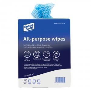 Cloths, Antibacterial All Purpose, Pack of 200