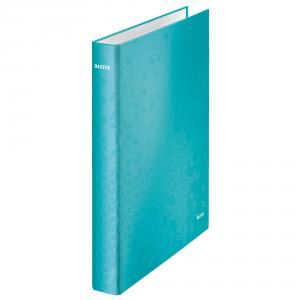 Leitz WOW Ring Binder Laminated, Turquoise