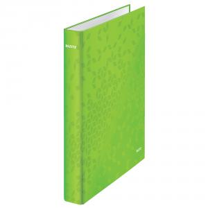 Leitz WOW Ring Binder Laminated, Green