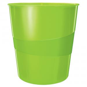 Leitz WOW Waste Bin, Green