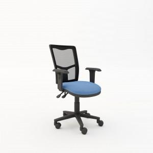 MESH BACK TASK CHAIR ADJUSTABLE ARMS TWIN LEVER COLOUR TO BE ADVISED