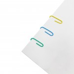 Paper Clips, Assorted colours, Pack of 500abc