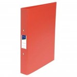 Ring Binders A4, Standard Punching, Red