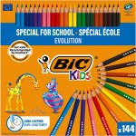 BiC Kids Evolution ECOlutions Colouring Pencils, Classpack of 144abc