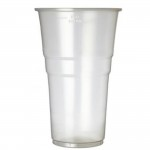 Oxo-Bio Flexy Glass Pint, 20oz CE to Brim, Clear, Pack of 1000abc