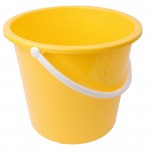 Bucket, Polypropylene, 10 litres, Yellowabc