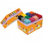 BiC Kids Visacolor XL ECOlutions Colouring Pens, Classpack of 144