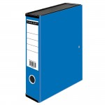 Box File with Lid Clip, Foolscap - Blueabc