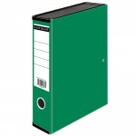 Box File with Lid Clip, Foolscap - Greenabc