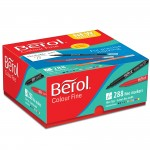 Berol Colour Fine Pens, Assorted Colours, Pack of 288abc