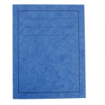 Exercise Books, A4, 80 Pages, Pack of 50, Ruled 10mm Squared, Blue Covers