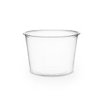 Vegware 4oz Clear Compostable Portion Pot, Case of 2000abc