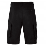 Cargo Shorts with Side Pouch Pockets, Black, Waist 32"abc