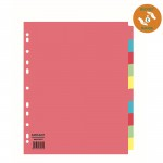 File Dividers, Extra Wide A4, 10 tab