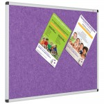 Metroplan Eco-Colour Aluminium Framed Noticeboards, 600 x 900mmabc