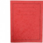 Exercise Books, A4+, 80 Pages, Plain, Red Covers, Pack of 50abc