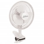 CLIP ON DESK FAN,  6", 2 SPEEDabc