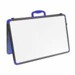 Wedge Whiteboard, Folding, Landscape, A2, Grey/Blue