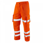 Hi-Vis Trousers, Orange, Size 32" Regabc