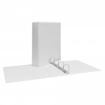 Presentation Ring Binders, A4, 40mm capacity, Whiteabc