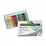 Oil Pastels, Pack of 12abc