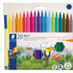 Staedtler Noris Colouring Pens, Pack of 20, Assorted Colours