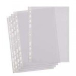 Punched Pockets, A4, Pack of 100