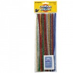 Pipe Cleaners, Tinsel, Assorted Colours, Pack of 40abc