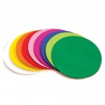 Tissue Paper, Circles, Pack of 480, Assorted Colours, 75mmabc