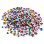 Wiggle Eyes, Assorted Coloured, Pack of 500abc