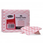 Eco-Friendly Drywipe Whiteboard Cloths, Pack of 40abc