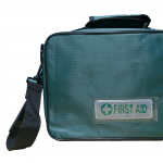 Empty Green First Aid Bagabc