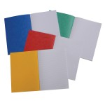 Exercise Books, A4+, 80 Pages, Ruled 8mm Feint and Margin, Yellow Covers, Pack of 50abc