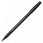 Pentel Colour Pen, Black, Pack of 12abc