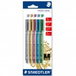 Staedtler Metallic Markers, Pack of 5abc