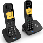 Twin Cordless Telephone, 2 Bases, 2 Handsetsabc