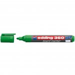 edding 360 Drywipe Board Markers, Pack of 10, Green