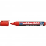 edding 363 Drywipe Board Markers, Pack of 10, Redabc