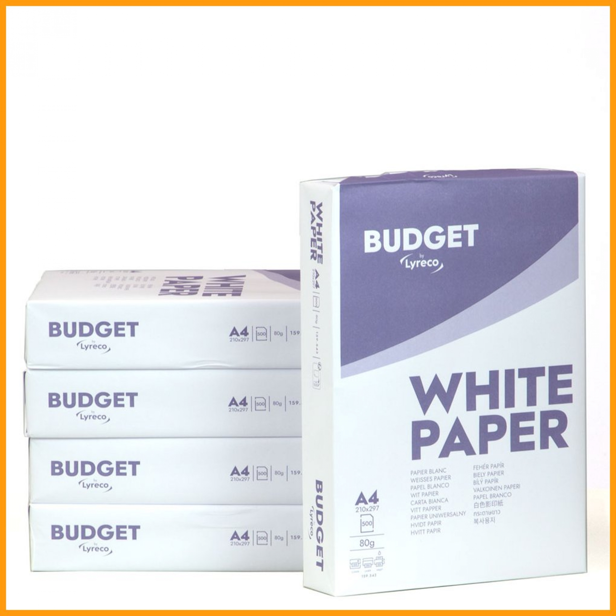 Copier Paper Economy 80g A4 Pack Of 5 White Supplies East Riding 8555