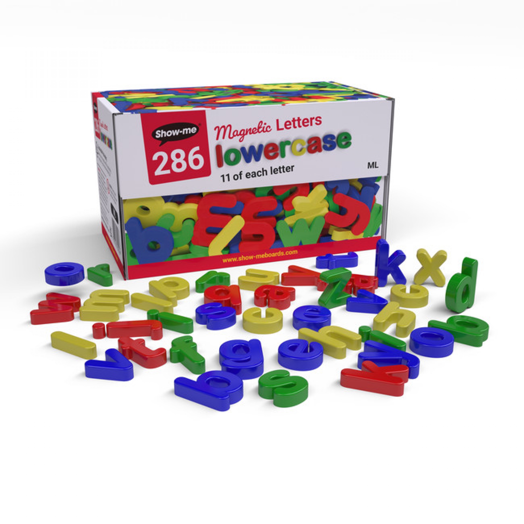 Magnetic Lowercase Letters, Tub of 286 - Supplies East Riding